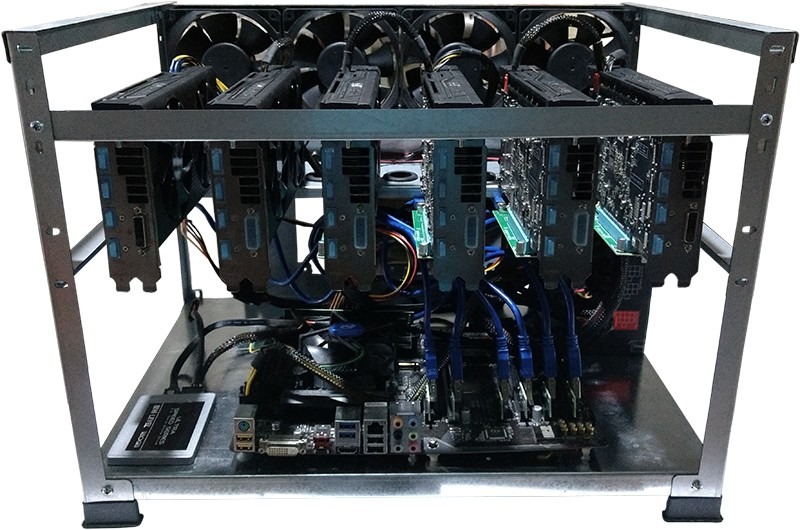 6 GPU GRAPHICS CARD MINING RIG KIT