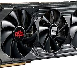 PowerColor Red Devil AMD Radeon™ RX 6800 XT Gaming Graphics Card with 16GB GDDR6 Memory, Powered by AMD RDNA™ 2, Raytracing, PCI Express 4.0, HDMI 2.1, AMD Infinity Cache