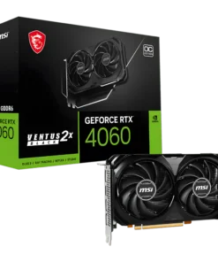 MSI GeForce RTX 4060 Ventus 2X Black 8GB OC GDDR6 Graphics Card